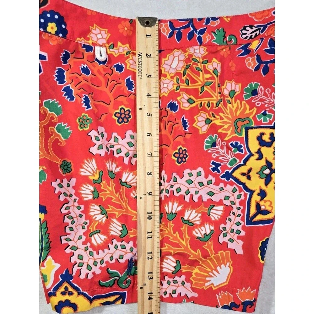 Mens Polo Ralph Lauren Floral Print Swim Swimming Shorts 32x4 Lightweight